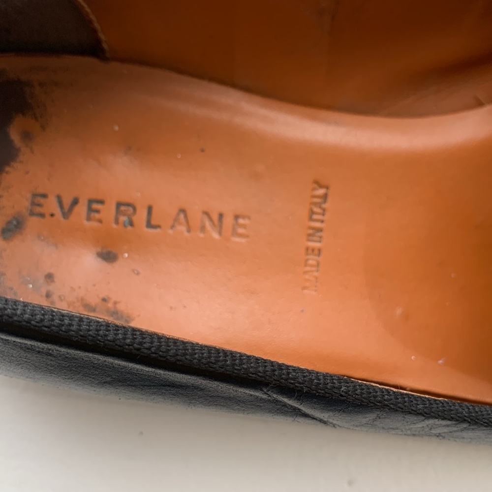 Black Leather Everlane Loafers - made in Italy - Picture 5 of 11